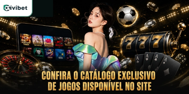 Confira o catálogo exclusivo de jogos disponível no site