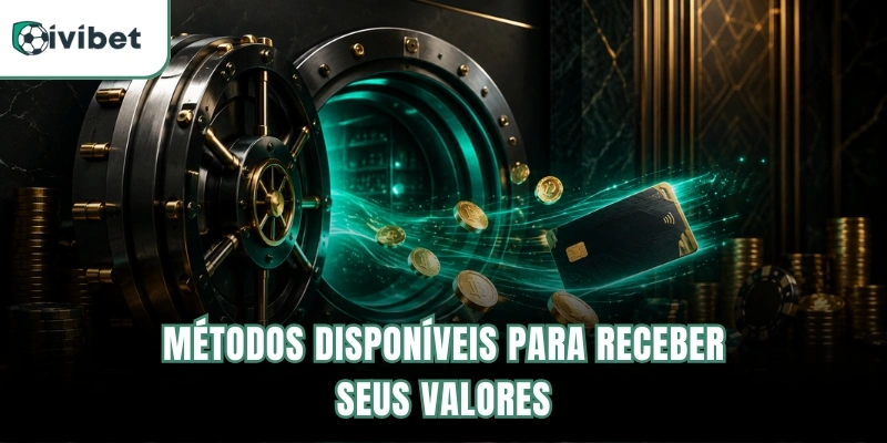 Métodos disponíveis para receber seus valores